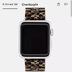 Coach signature tortoise watchband 38/40/41 mm